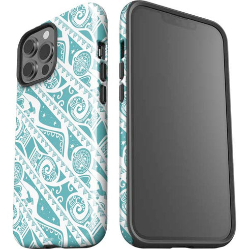 Disney Princess Moana Pattern iPhone 15 Pro Max Impact Case